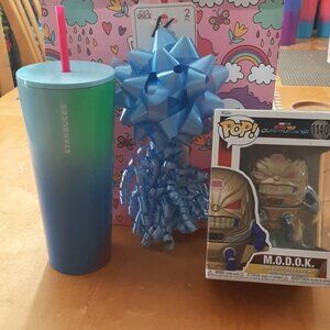 Combo Starbucks - 24 oz Stainless Steel Tumbler in Blue, Green, and White